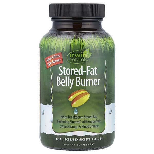 Irwin Naturals, Stored-Fat Belly Burner®, 60 Liquid Soft-Gels