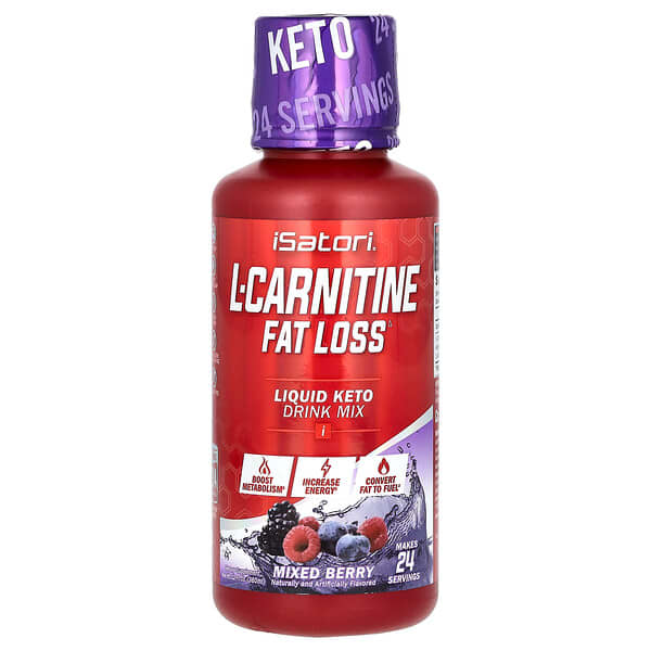 Isatori, L-Carnitine, Mixed Berry, 12 fl oz (360 ml) 4 Isatori, L-Carnitine, Mixed Berry, 12 fl oz (360 ml)