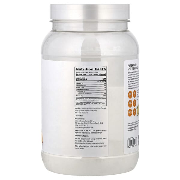 Alternative view of Isopure, Clear Low Carb Protein Powder, Citrus Lemonade, 1.98 lb (900 g)