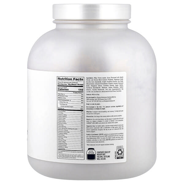 Alternative view of Isopure, Low Carb Protein Powder, Dutch Chocolate, 4.51 lb (2.04 kg)