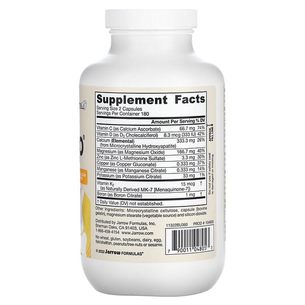 Alternative view of Jarrow Formulas, Bone-Up, 1,000 mg, 360 Capsules