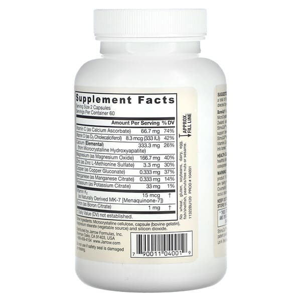Jarrow Formulas, Bone-Up, 120 Capsules 2 Jarrow Formulas, Bone-Up, 120 Capsules - Ảnh 2