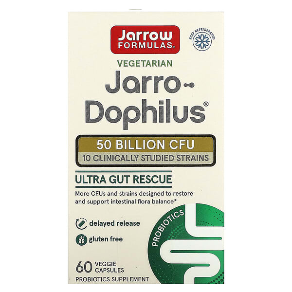Jarrow Formulas, Jarro-Dophilus®, 50 Billion CFU, 60 Veggie Capsules