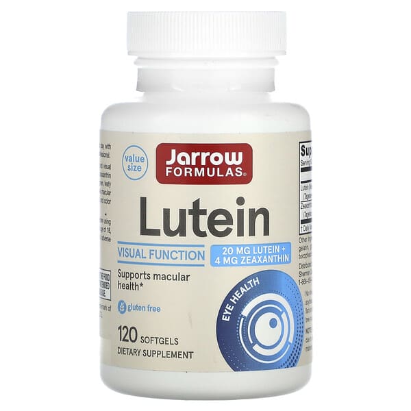 Jarrow Formulas, Lutein, 20 mg, 120 Softgels