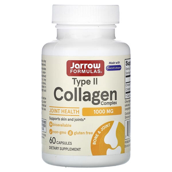 Jarrow Formulas, Type II Collagen Complex, 60 Capsules (500 mg per Capsule)
