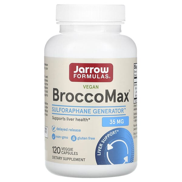 Jarrow Formulas, Vegan BroccoMax, 120 Veggie Capsules (17.5 mg per Capsule) 3 Jarrow Formulas, Vegan BroccoMax, 120 Veggie Capsules (17.5 mg per Capsule)