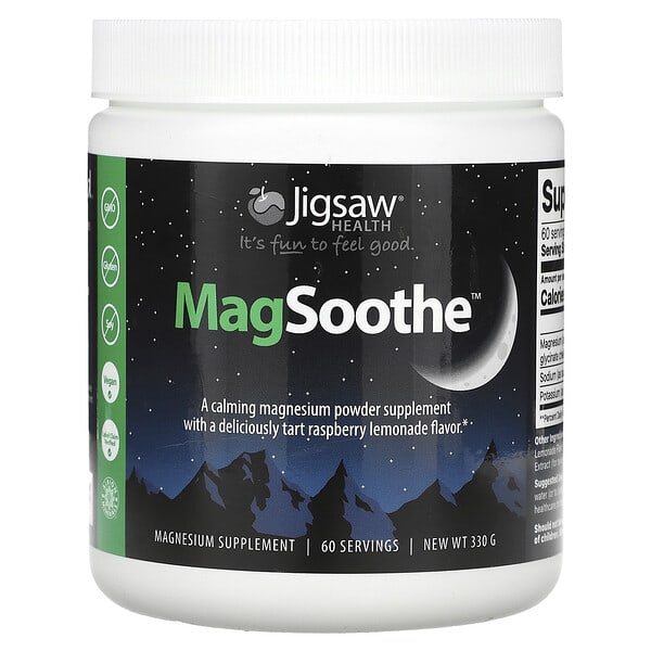 Jigsaw Health, MagSoothe, Tart Raspberry Lemonade, 330 g
