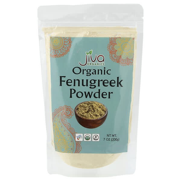 Jiva Organics, Organic Fenugreek Powder, 7 oz (200 g)
