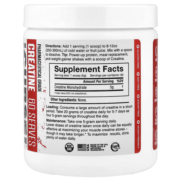 Alternative view of JNX Sports, The Curse!®, Creatine, Unflavored, 10.6 oz (300 g)