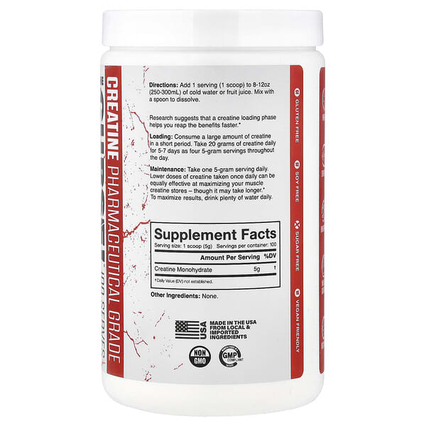 Alternative view of JNX Sports, The Curse!®, Creatine, Unflavored, 17.6 oz (500 g)