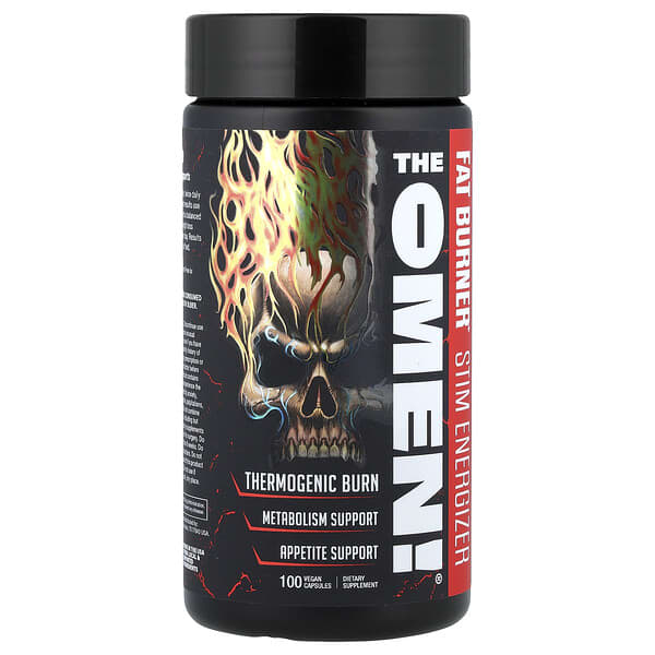 JNX Sports, The Omen!®, Fat Burner, 100 Vegan Capsules