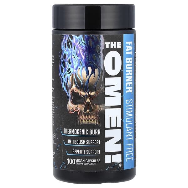 JNX Sports, The Omen!®, Fat Burner, Stimulant Free, 100 Vegan Capsules