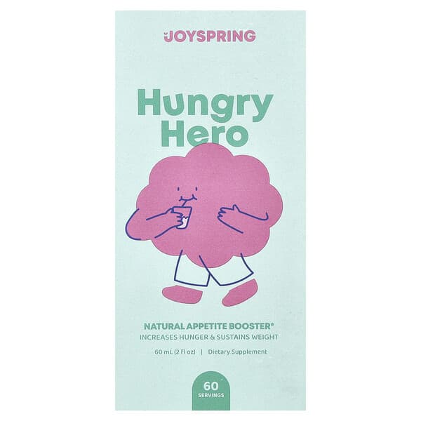 JoySpring, Hungry Hero, Natural Appetite Booster, 2 fl oz (60 ml)