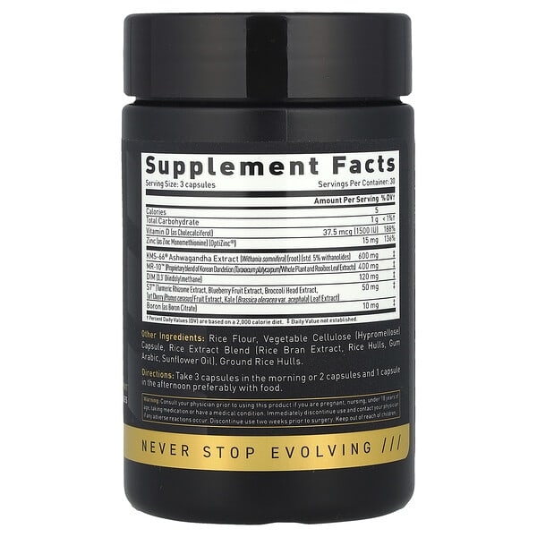 Alternative view of Kaged, Elite Series, Test, Testosterone + Nitric Oxide Support, 90 Capsules