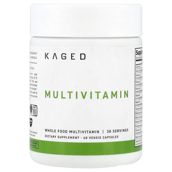 Kaged, Multivitamin, 60 Veggie Capsules