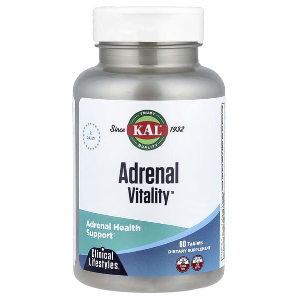 KAL, Adrenal Vitality™, 60 Tablets