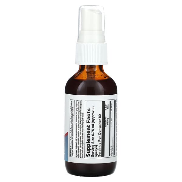Alternative view of KAL, B-12 Methylcobalamin, Berry, 2,500 mcg, 2 fl oz (59 ml)
