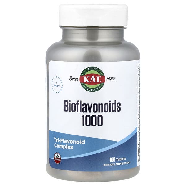 KAL, Bioflavonoids 1000, 100 Tablets