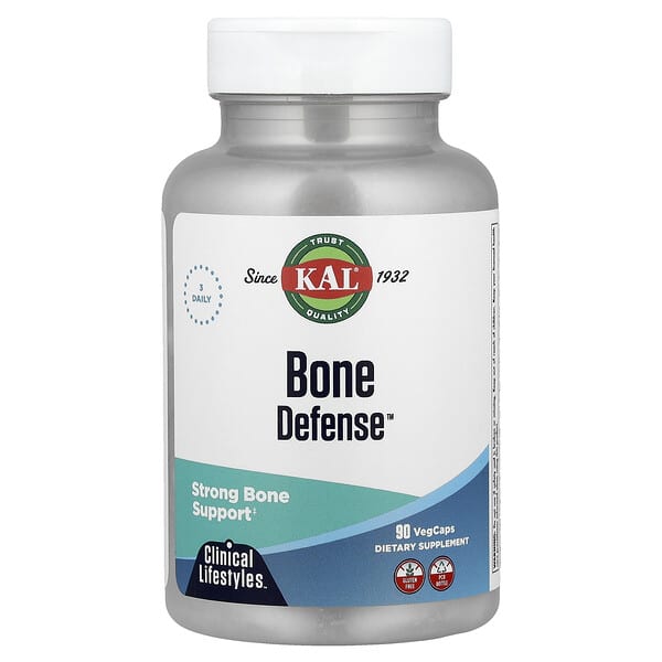 KAL, Bone Defense™, 90 VegCaps