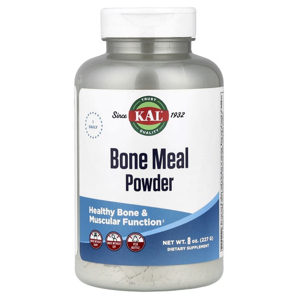 KAL, Bone Meal Powder, 8 oz (227 g)