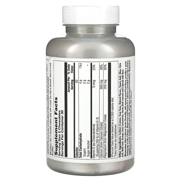 Alternative view of KAL, Calcium Citrate+, Mixed Fruit, 60 Chewables