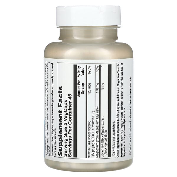 Alternative view of KAL, D-3 Mag Glycinate, 90 VegCaps