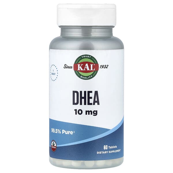 KAL, DHEA, 10 mg, 60 Tablets