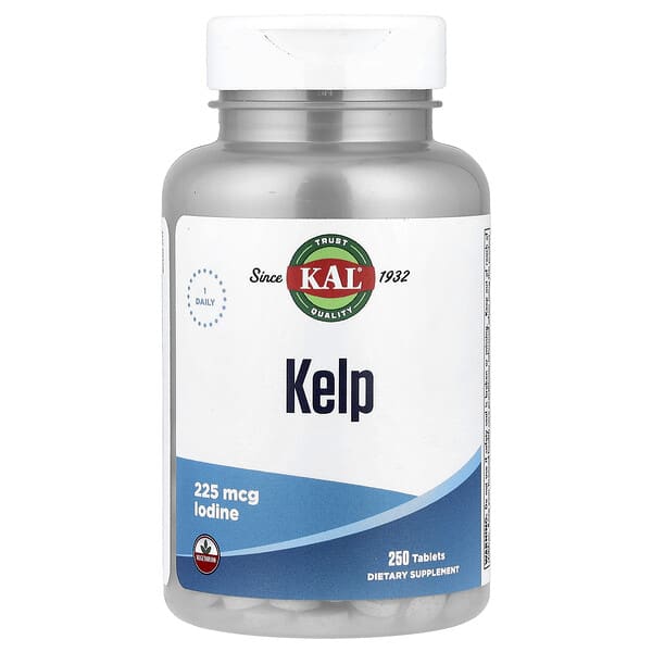 KAL, Kelp, 250 Tablets