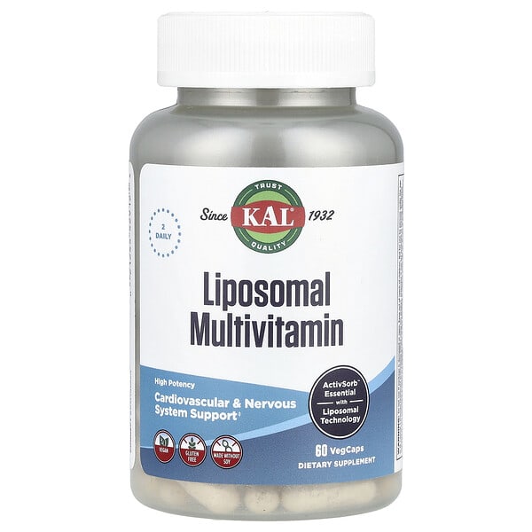 KAL, Liposomal Multivitamin , 60 VegCaps