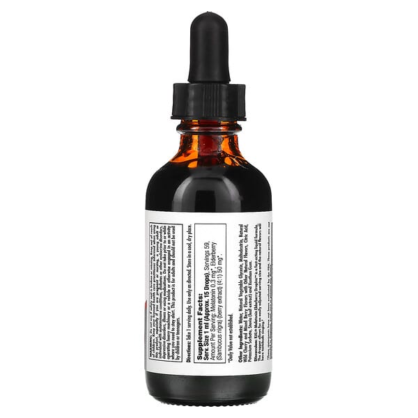 Alternative view of KAL, Melatonin Elderberry, Cherry, 2 fl oz (59 ml)
