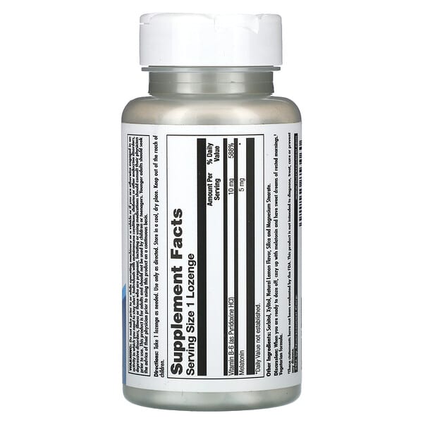 Alternative view of KAL, Melatonin, Lemon, 5 mg, 60 Lozenges