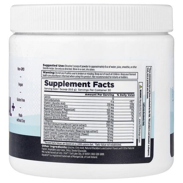 Alternative view of KAL, Mellow Mineral+, Blackberry Lemonade, 6.9 oz (198 g)