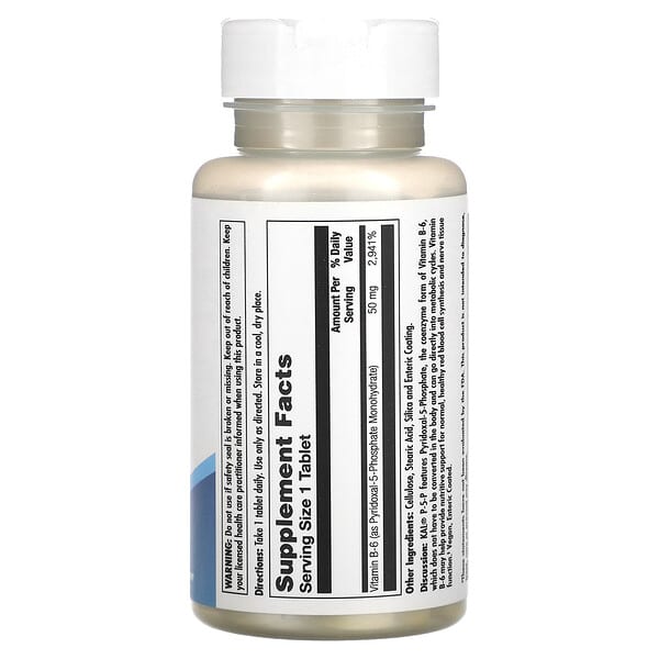 Alternative view of KAL, P-5-P, 50 mg, 50 Tablets