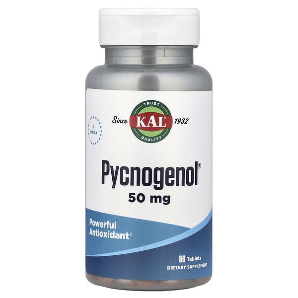 KAL, Pycnogenol®, 50 mg, 60 Tablets