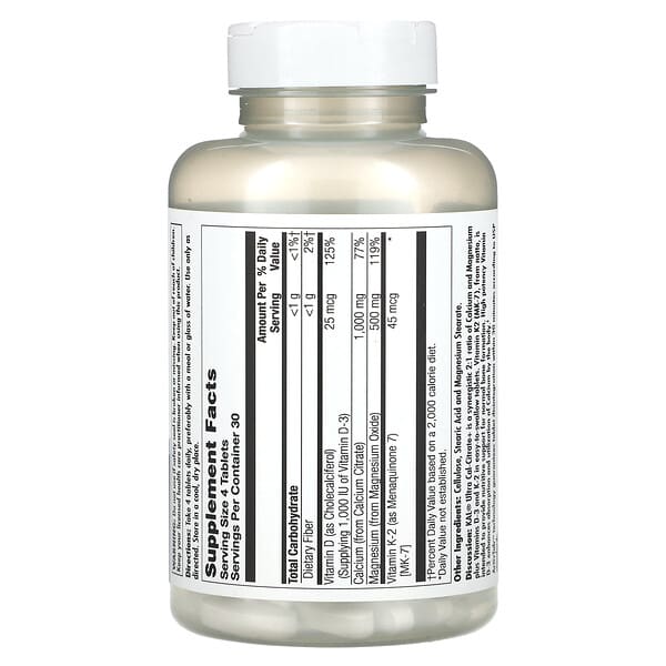 Alternative view of KAL, Ultra Cal-Citrate+, 120 Tablets