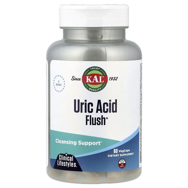 KAL, Uric Acid Flush™, 60 VegCaps