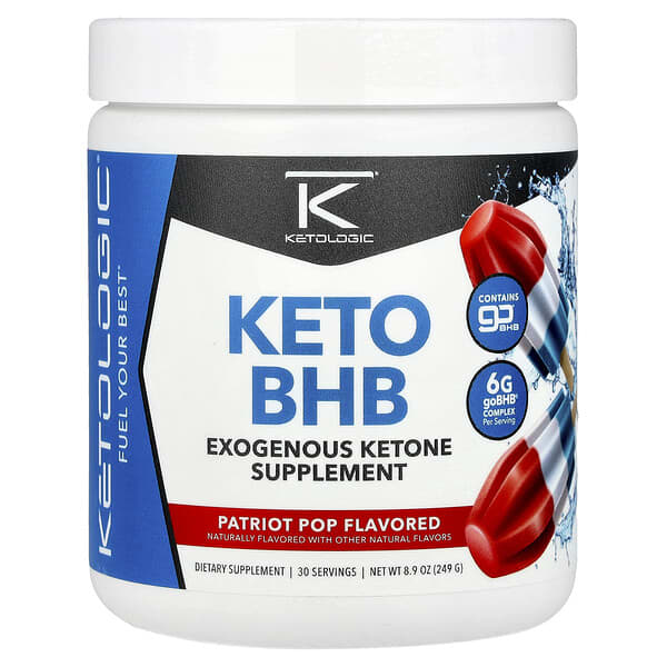 KetoLogic, Keto BHB, Patriot Pop, 8.9 oz (249 g)