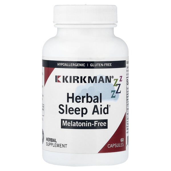Kirkman Labs, Herbal Sleep Aid, 60 Capsules