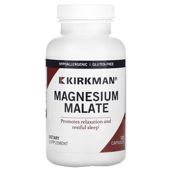 Kirkman Labs, Magnesium Malate, 120 Capsules (160 mg per Capsule)