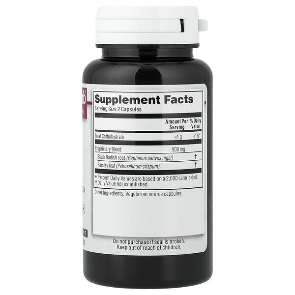 Alternative view of Kroeger Herb Co, Black Radish & Parsley™, 100 Vegetarian Capsules