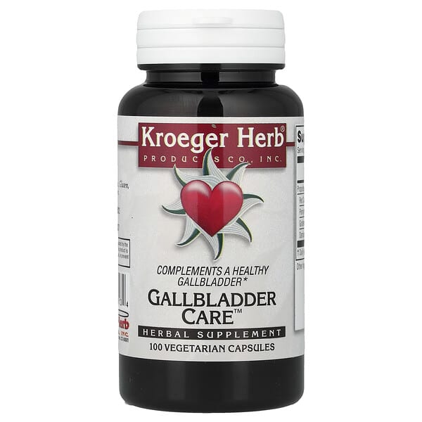 Kroeger Herb Co, Gallbladder Care™, 100 Vegetarian Capsules