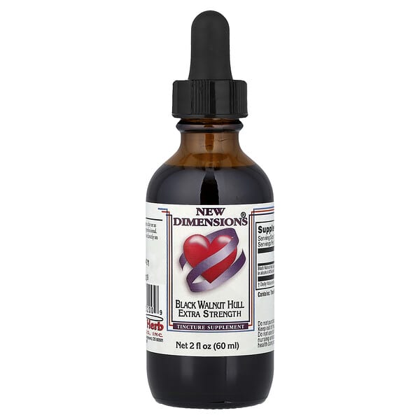 Kroeger Herb Co, New Dimensions®, Black Walnut Hull, 2 fl oz (60 ml)