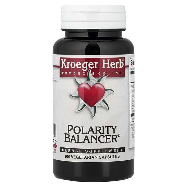 Kroeger Herb Co, PolarityBalancer®, 100 Vegetarian Capsules