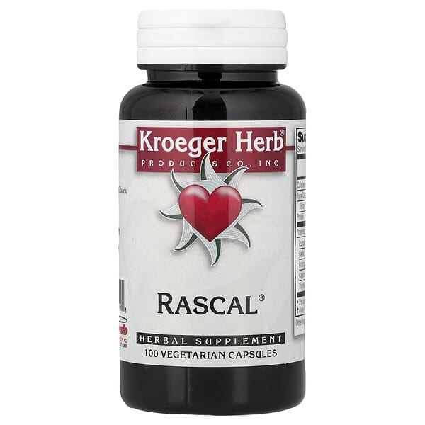 Kroeger Herb Co, Rascal®, 100 Vegetarian Capsules