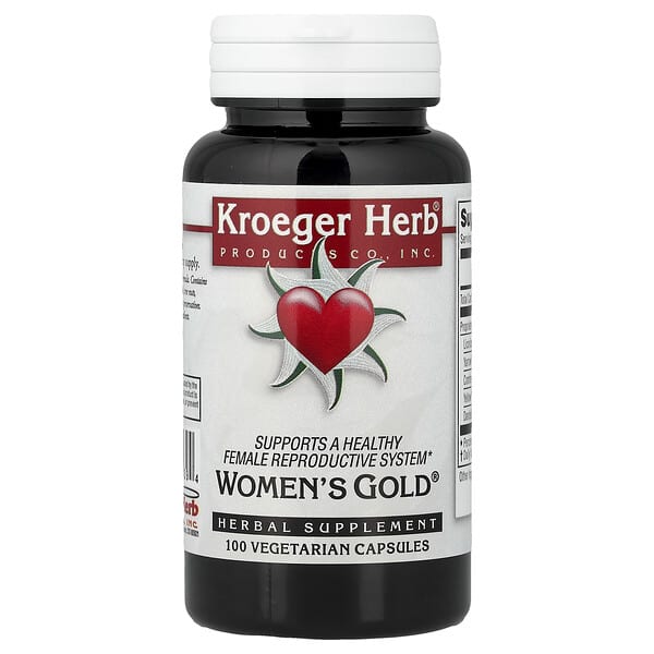 Kroeger Herb Co, Women's Gold®, 100 Vegetarian Capsules