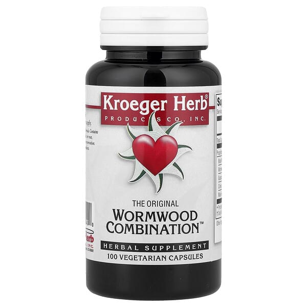 Kroeger Herb Co, Wormwood Combination™, 100 Vegetarian Capsules