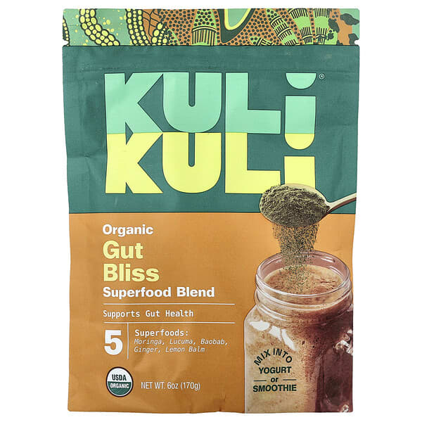 Kuli Kuli, Organic Superfood Blend, Gut Bliss, 6 oz (170 g)