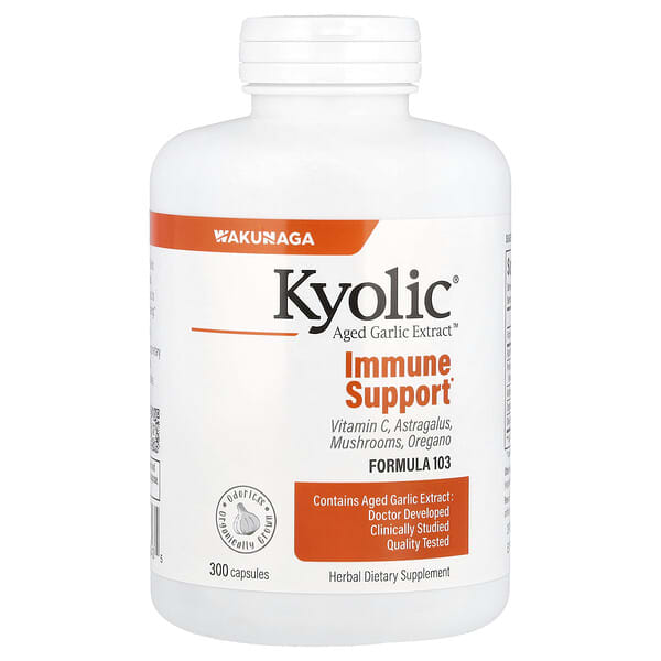 Kyolic, Aged Garlic Extract™, Formula 103, 300 Capsules 2 Kyolic, Aged Garlic Extract™, Formula 103, 300 Capsules
