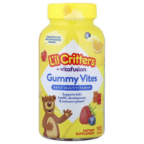 L'il Critters, Gummy Vites Daily Multivitamin, 190 Gummies