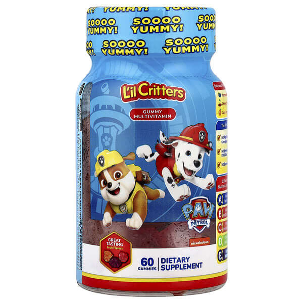 L'il Critters, Paw Patrol™ Gummy Multivitamin, Fruit, 60 Gummies